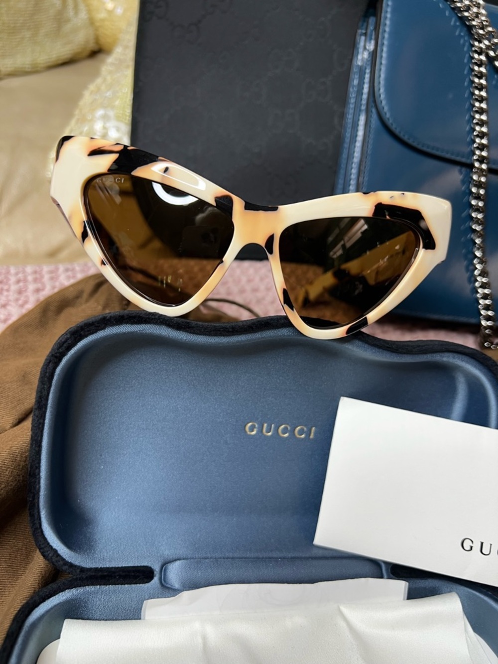 GUCCI CATEYE Sunglasses GG1294S NEW - Picture 3 of 10